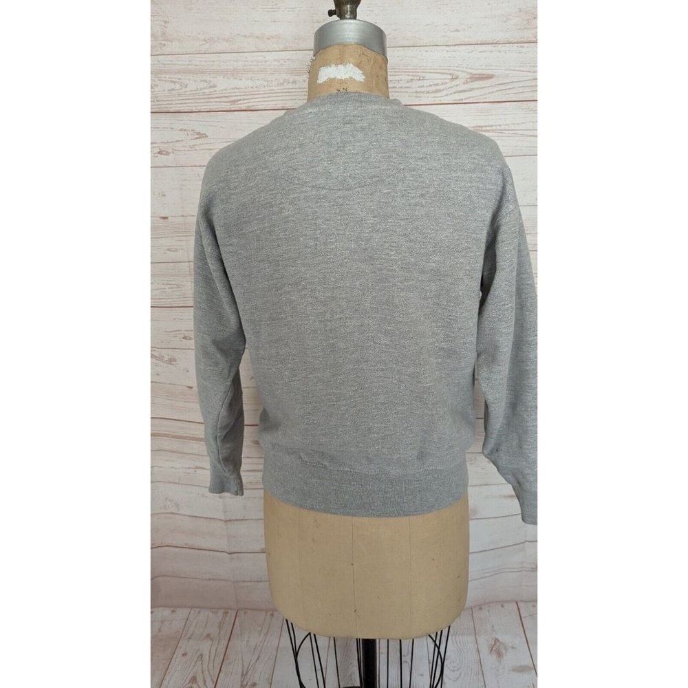 SOLD Defend Paris Unisex Sweatshirt Size Small S AK-47 Pullover Gray Grey - Picture 6 of 8